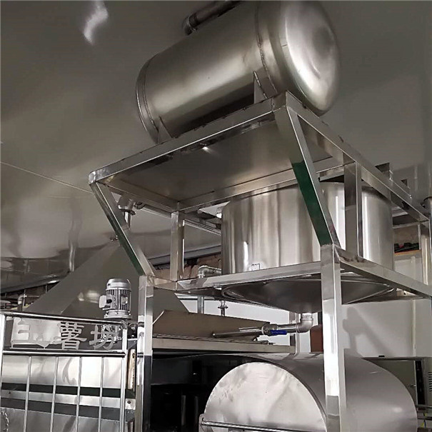 紅薯粉條加工機(jī)--上料攪拌部位